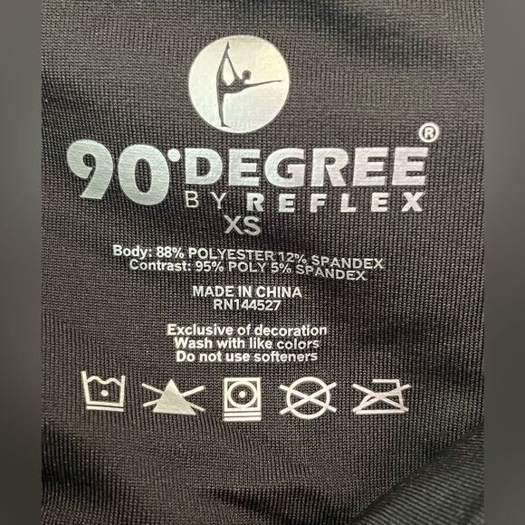 90 Degree By Reflex Women’s Leggings Polar Flex W/Pockets Size XS Waist 22”NWT - Picture 9 of 10